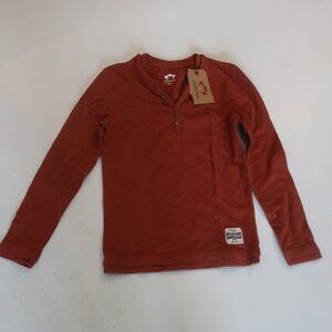 NWT Boys Appaman (Item- 407) Arabian Spice Double Layer Long Sleeve Henley 12